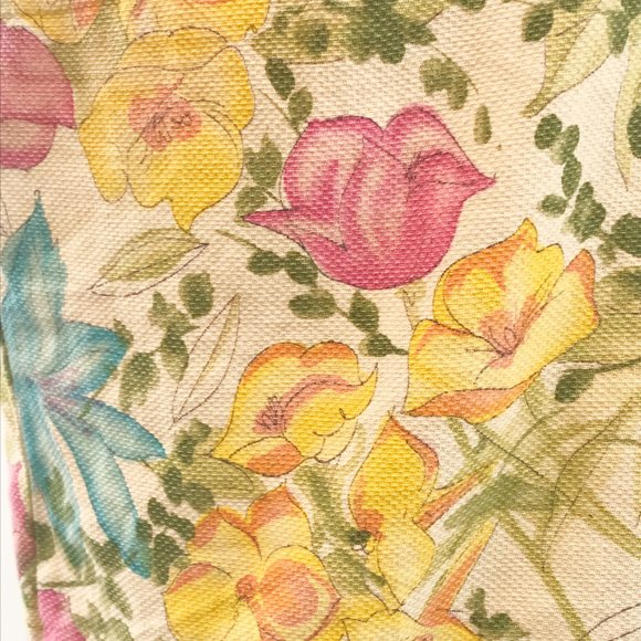 Vintage 50s Floral Blazer Yellow Jacket - Picture 2 of 12